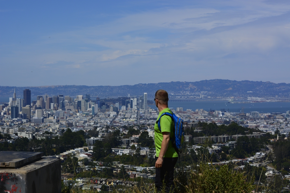 San Francisco and Berkeley hills